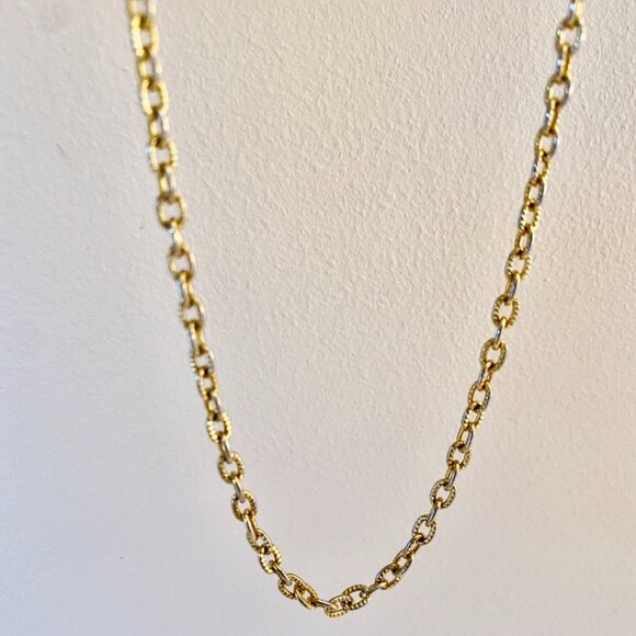 3 For $25 Gold Tone Long Chain Necklace - Picture 3 of 6